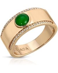Leeada Jewelry - Fortuna Cigar Ring - Lyst