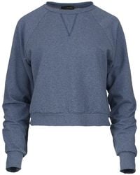 Conquista - Crop Melange Sweatshirt - Lyst