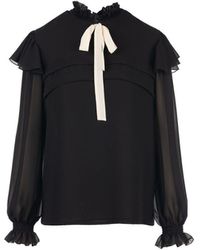 Mammu Couture - Blouse Lèonie Espresso - Lyst