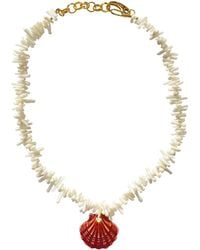 Smilla Brav - Shell Necklace Mia - Lyst