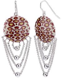 Gold & Honey - Leopard Drop Earring - Lyst