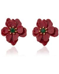 Milou Jewelry - Violetta Flower Earrings - Lyst