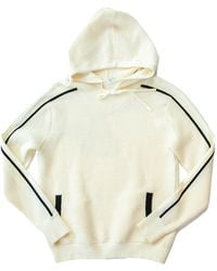 Circular Path - Neutrals Double Stripe Pullover Hoodie - Lyst