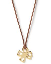ARMS OF EVE - Rahnee Gold Clover Necklace - Lyst