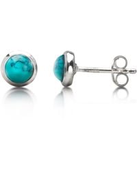 The Jewellery Store London - Round Studs - Lyst