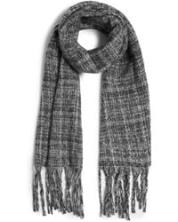 James Lakeland - Check Detail Blanket Scarf - Lyst