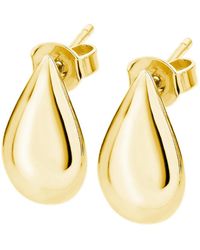 Lucy Quartermaine - Large Tear Drop Studs - Lyst