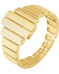 Spero London - Multi Layered Rectangular Sterling Ring - Lyst