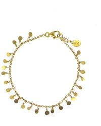 Yvonne Henderson Jewellery Tiny Sequin Bracelet Gold - Metallic