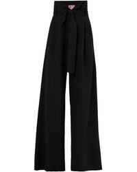 Julia Allert - High Waist Long Wide Leg Trousers – - Lyst