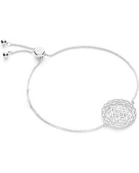 Seven Saints - Sri Yantra Supreme Manifestor Bracelet, Rhodium - Lyst