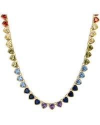 LÁTELITA London - Great Gatsby Pendant Necklace Ruby - Lyst