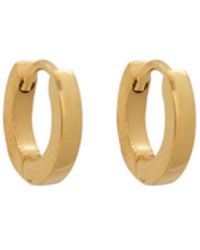 A Weathered Penny - Huggie Hoops - Lyst