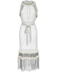 Andreeva - Rose Handmade Knit Dress - Lyst