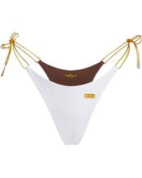 Capri Swim™ - Chocolate Reversible Thongkini Bottom - Lyst