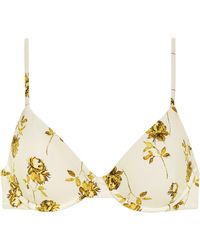 Montce - Gold Filigree Dainty Bikini Top - Lyst