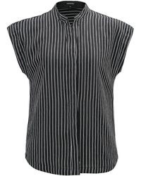 Smart and Joy - Bi-Material Striped Shirt - Lyst