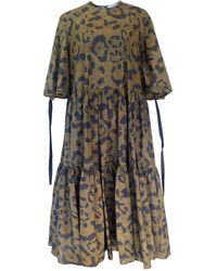 Klements Eidothea Dress In Jaguar Print - Multicolour