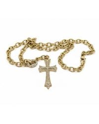 Jagged Halo Jewelry - Cross Pendant Necklace - Lyst