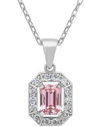 LÁTELITA London - Whistledown Gemstone Pendant Necklace Morganite - Lyst