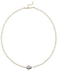 LINYA JEWELLERY - Pearl Ocean Pearl Necklace - Lyst