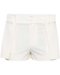 SÉLONE - Elen Double Layer Shorts Creme - Lyst