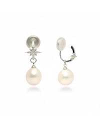 Ninemoo - Celestial North Star Pearl Clip Earrings - Lyst
