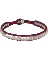 Dime Tribe - Burgundy Rocky Road Bracelet - Lyst