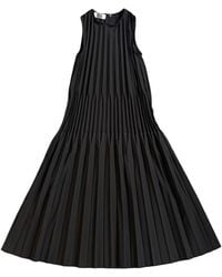 London Atelier Byproduct - Pleated Layer Midi Dress - Lyst