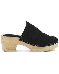 Rag & Co - Darcie Suede Clogs - Lyst