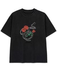 Éclectique - Rose Graphic T-Shirt - Lyst
