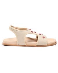 Naguisa - Neutrals Addaia Taupe Mesh - Lyst