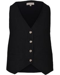 Anse Victorin - Kim Linen Vest - Lyst