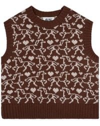 Gigi Knitwear - Gallop Jaquard Vest - Lyst