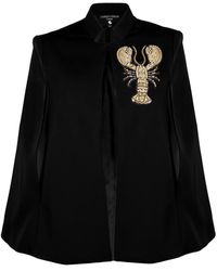 House of Laines London - Laines Couture Tailored Cape With Embellished Lobster - Lyst