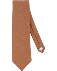 LE COLONEL - Neutrals Tiramisu Italian Wool Tie - Lyst