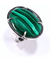 Mineralgems•Studio - Malachite Ring Fail - Lyst