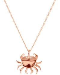 Origami Jewellery - Mini Crab Necklace - Lyst