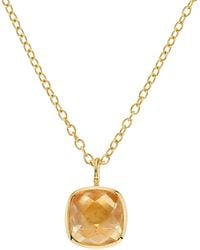 Auree - Brooklyn Citrine & Vermeil Necklace - Lyst
