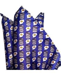 Lazyjack Press - Kegs & Eggs Pocket Square - Lyst