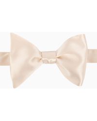 LE COLONEL - Champagne Silk Bow Tie - Lyst