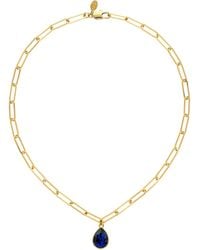 Emma Holland Jewellery - Pear Crystal Chain Necklace - Lyst