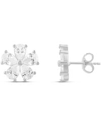SHYMI - Prong-Set Flower Studs - Lyst