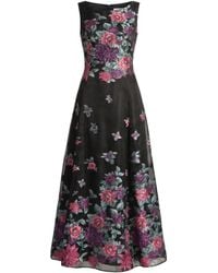 Luna Fashion House - Cyclamen Floral Maxi Dress, Rina - Lyst