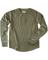 &SONS Trading Co - Sons The New Elder Henley Shirt Army - Lyst