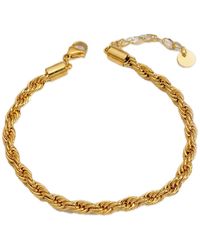 Elk & Bloom - Twisted Rope Chain 14K Bracelet - Lyst