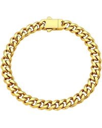 Harfi - Plated Cuban Curb Chain Bracelet For - Lyst