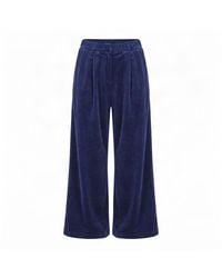 Komodo - Sofia Organic Cotton Velvet Trousers - Lyst