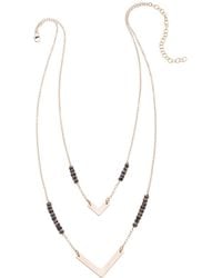 Heather Hawkins Jewelry - Double Chevron Necklace - Lyst