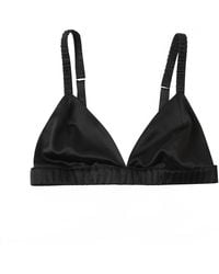 Soft Strokes Silk - Classic Pure Silk Bralette - Lyst